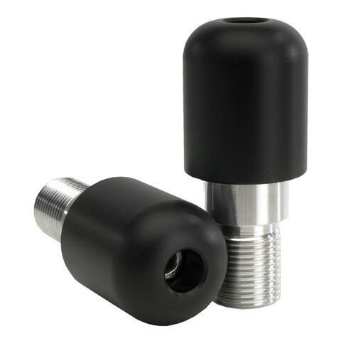 Vortex Bar End Sliders Suzuki GSXR600 / 750 / 1000 / SV650 / SV1000 2000-2025 Black [Open Box]
