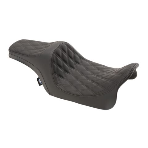 Drag Specialties Predator III Seat For Harley Touring 2008-2025 Double Diamond / Black Stitch / Exten... [Open Box]