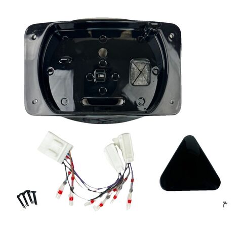 Custom Dynamics Taillight Eliminator License Plate Mount For Harley Black [Open Box]