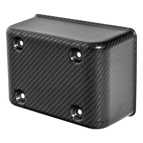Saddlemen Carbon Fiber Fuse Block Cover For Harley Dyna 1999-2003