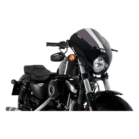 Puig Dark Night Semi-Fairing Harley Davidson Sportster Forty-Eight XL1200X / Special 2015-2020 Dark Smo... [Incomplete]