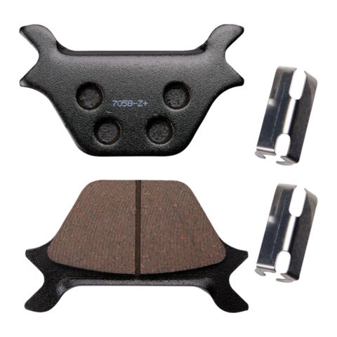 Lyndall Brakes Z-Plus Carbon / Aramid Rear Brake Pads For Harley Big Twin / Sportster 1987-1999