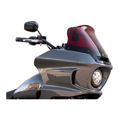 Klock Werks Kolor Flare Sport Windshield For Harley FXLRST 2022-2026 Red / 8" Tall [Open Box]