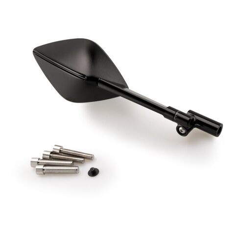 Puig Top Tech Mirrors Left / Black [Open Box]