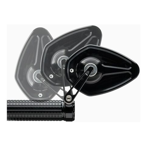 Motogadget mo.View Pace Flip Glassless Bar End Mirror Black [Open Box]