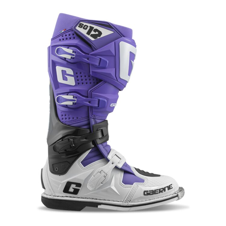 Purple/Black/White