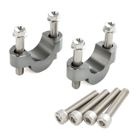 Zeta Bar Riser For 1 1/8" Handlebars Silver [Open Box]