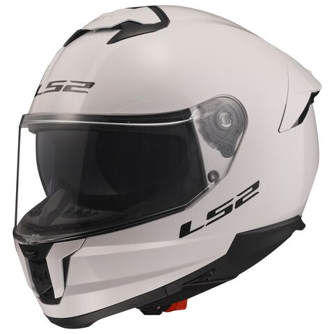 LS2 Stream II Solid Helmet Gloss White / LG [Open Box]