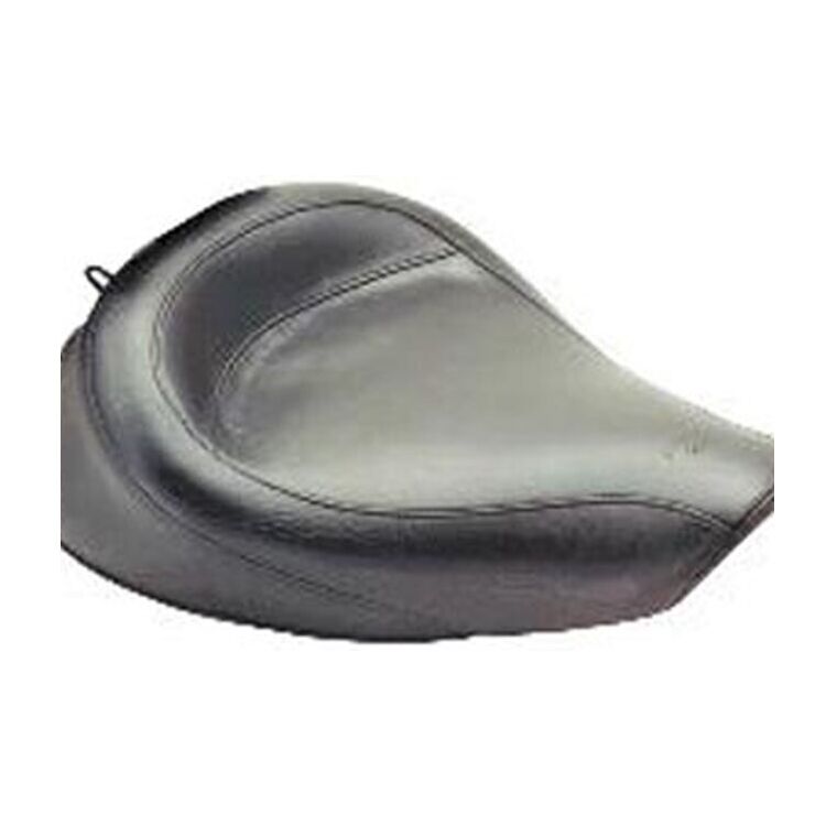 Mustang Wide Touring Solo Seat For Harley Softail With 150mm Rear Tire 2000-2015 Studded w/ Conchos ... [Open Box]