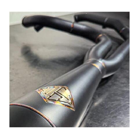SP Concepts Cut Back 2-Into-1 Exhaust For Harley Dyna 2006-2017