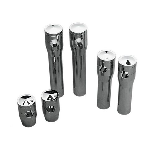 Accutronix 1" Risers For Harley 6" Tall / Chrome [Open Box]