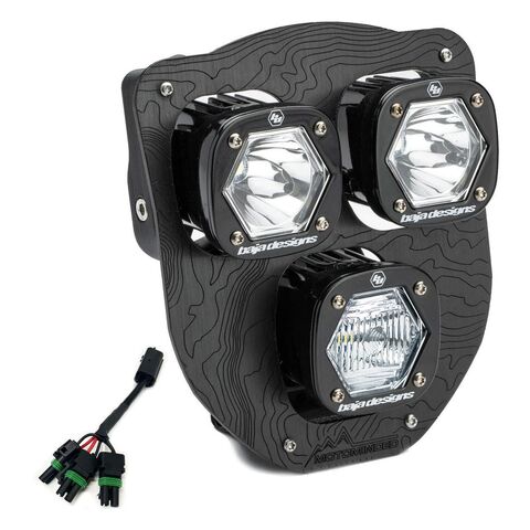 Baja Designs Triple S1 Hydra Led Headlight Kit Husqvarna FE350S / FE501S 2024-2026
