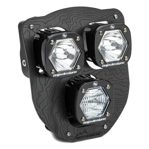 Baja Designs Triple S1 Hydra Led Headlight Kit Husqvarna 150cc-450cc 2024-2026