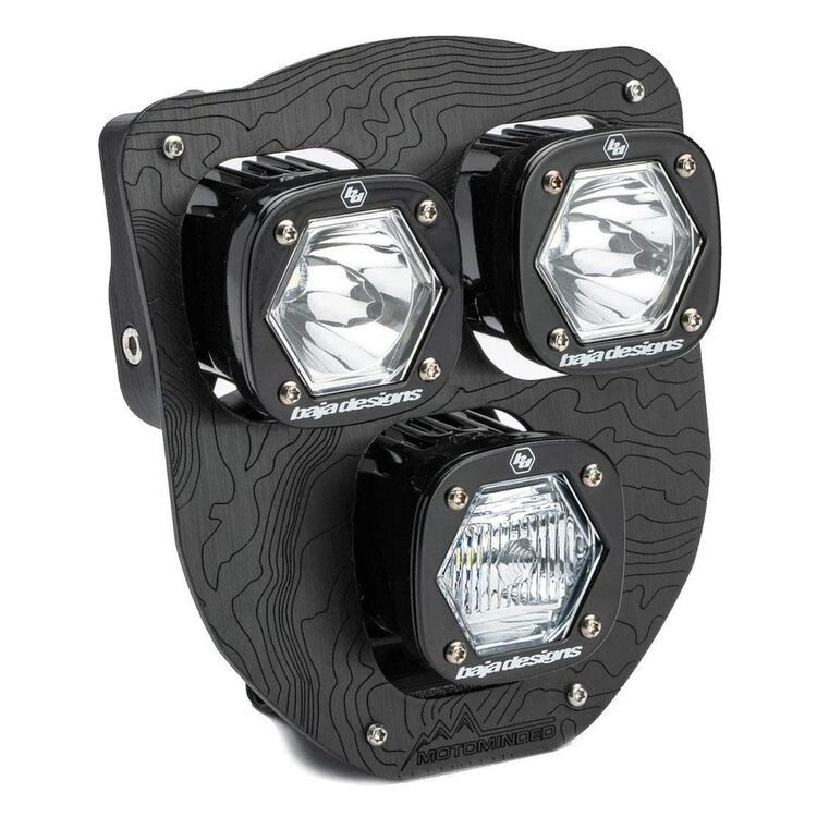Baja Designs Triple S1 Hydra Led Headlight Kit Husqvarna 150cc-450cc 2024-2025