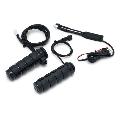 Kuryakyn Heated ISO Grips For Harley With Throttle by Wire Black [Previously Installed]