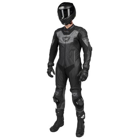 Cortech Revo Sport Air Race Suit Black/Gunmetal / SM [Incomplete]