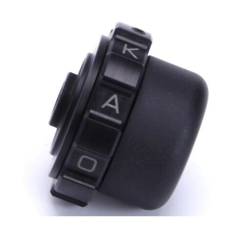 Kaoko Throttle Stabilizer For 14mm Handlebars With Barkbusters Black [Open Box]