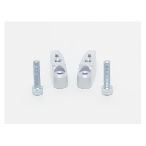 HeliBars Handlebar Risers BMW K1600B 2018-2024 Silver [Open Box]