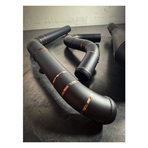 SP Concepts Mid Length Elsinore 2-Into-1 Exhaust For Harley Softail 2018-2026