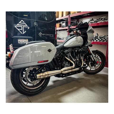SP Concepts Mid Length Elsinore 2-Into-1 Exhaust For Harley Softail 2018-2024