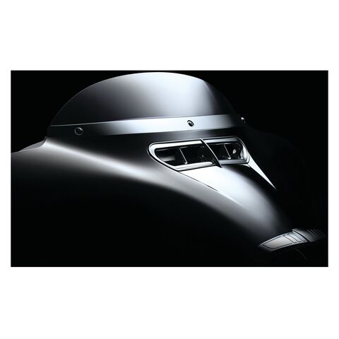 Kuryakyn Fairing Windshield Trim For Harley Touring 2014-2025 Smooth / Gloss Black [Open Box]