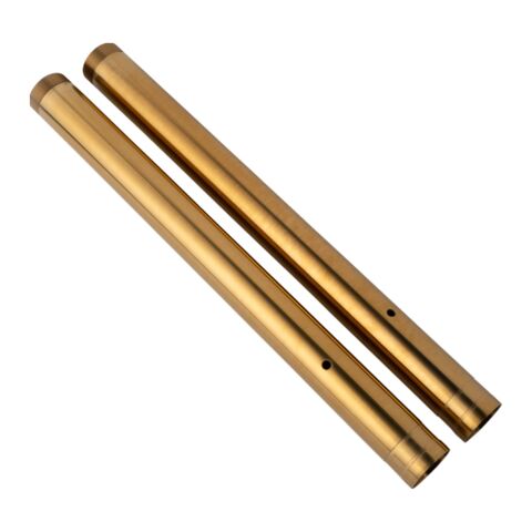 Custom Cycle Engineering Gold TNC 47mm Fork Tubes For Harley 2009-2021