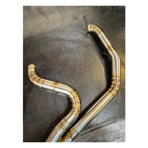 SP Concepts Mid Length Elsinore 2-Into-1 Exhaust For Harley Touring 2017-2026