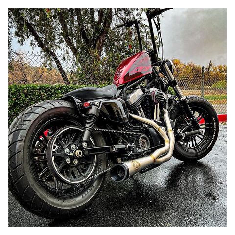 SP Concepts Cut Back 2-Into-1 Exhaust For Harley Sportster 2004-2013