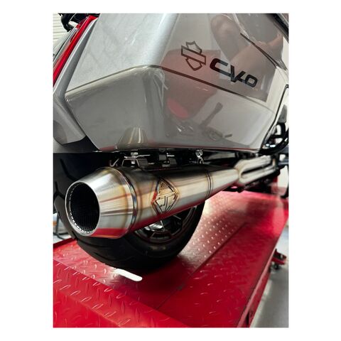 SP Concepts Full Length Turnpike 2-Into-1 Exhaust For Harley Touring