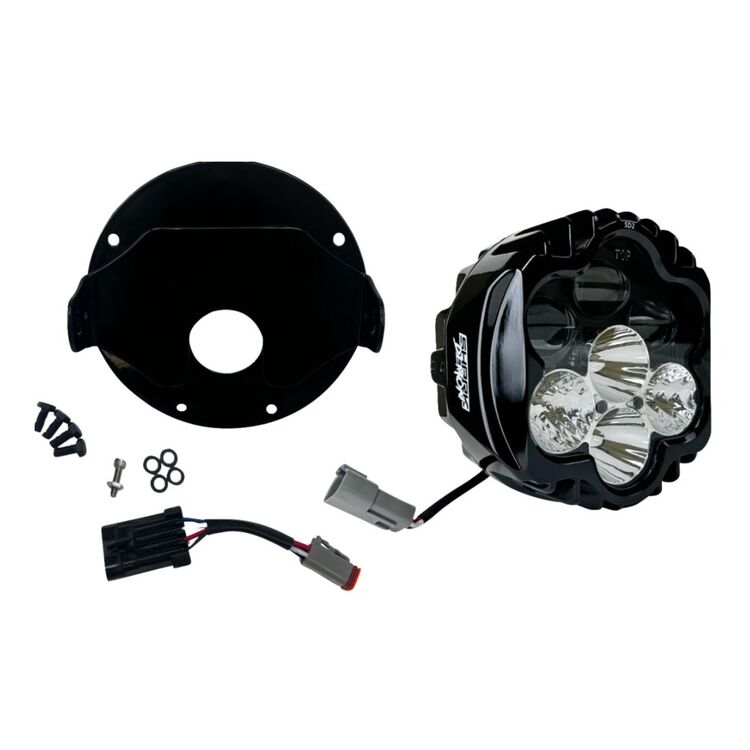 Custom Dynamics Shark Demon 2 Headlight For Harley Low Rider ST 2022-2026 [Previously Installed]