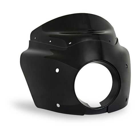 Memphis Shades Road Warrior Fairing For Harley / Indian 1980-2026 Black [Previously Installed]