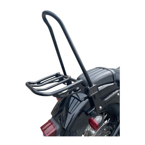 Motherwell Luggage Rack For Tall Sissy Bar Gloss Black [Previously Installed]
