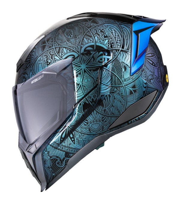Icon Ultraflite Opal Mandala Helmet - Cycle Gear