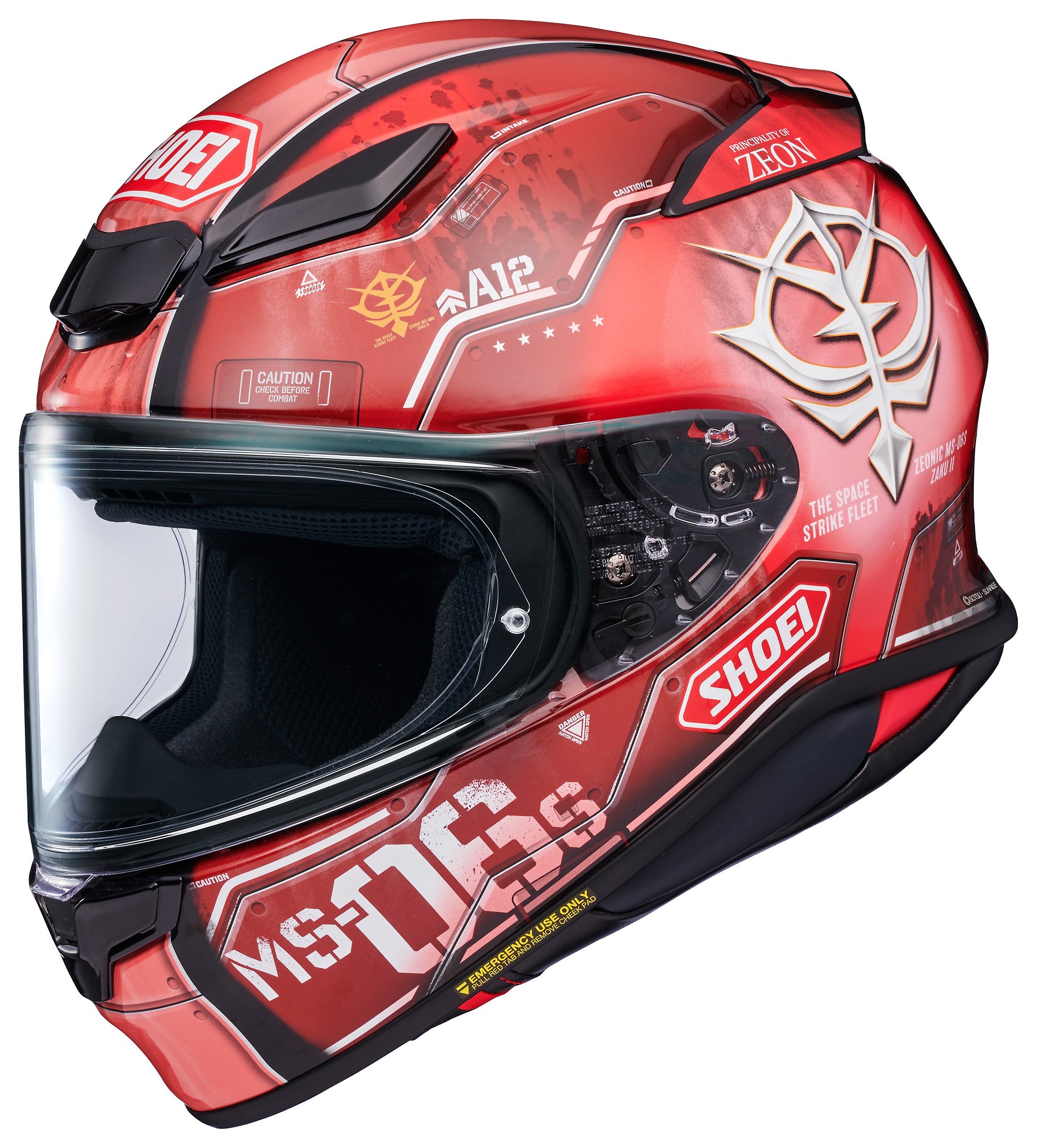 shoei_rf1400_char_zaku_ii_helm shoei_rf1400_char_zaku_ii_helm