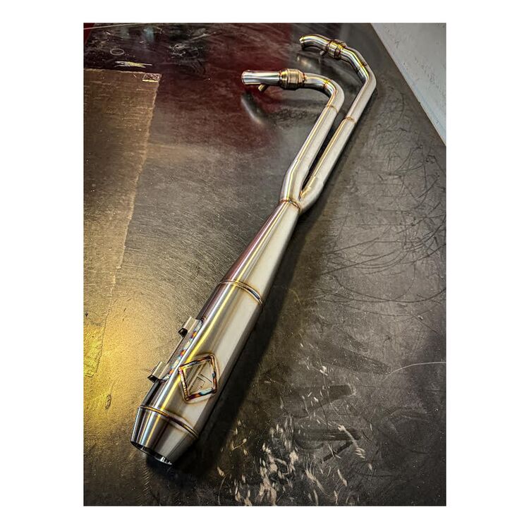 SP Concepts Full Length Turnpike Pro Flo 2-Into-1 Exhaust For Harley Touring 2017-2025