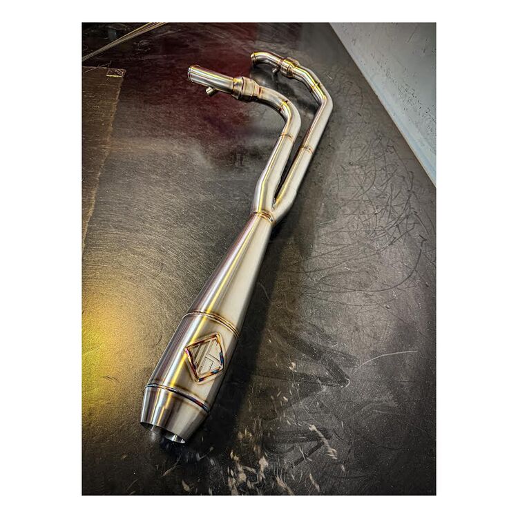 SP Concepts Mid Length Elsinore Pro Flo 2-Into-1 Exhaust For Harley Softail 2018-2024