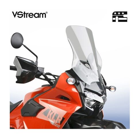 National Cycle VStream Sport Touring Windscreen Kawasaki KLR650 / Adventure / Traveler 2022-2025 Light Smoke [Blemished - Very Good]