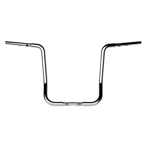 LA Choppers Twin Round 1-1/4" Handlebar For Harley FLHX 2023-2026 16" RIse / Black [Blemished - Good]
