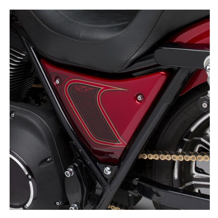 Arlen Ness Side Cover Set For Harley FXR 1982-2000 Unpainted [Open Box]