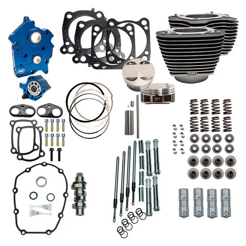 S&S Cycle Power Package For Harley Oil Cooled 114" / 117" Milwaukee Eight 2017-2025