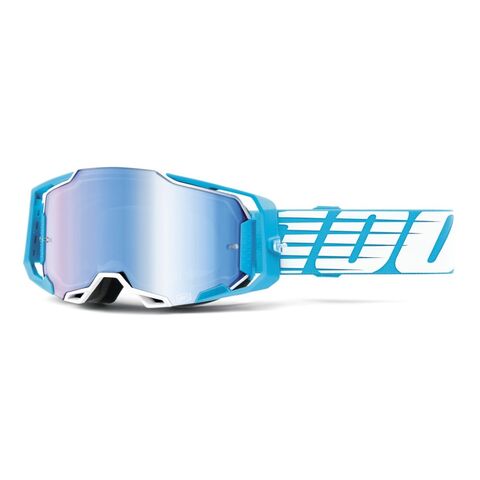 100% Armega Goggles - Mirrored Lens - Closeout Sky/Mirror Blue [Open Box]