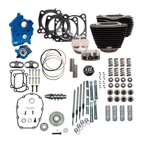 S&S Cycle 132" Power Pack For Harley Milwaukee-Eight 2017-2026