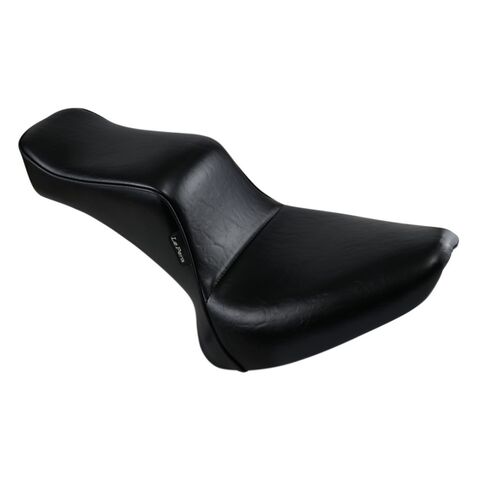 Le Pera Cherokee Seat For Harley Softail With Standard Tire 2000-2017 Black / Smooth [Open Box]