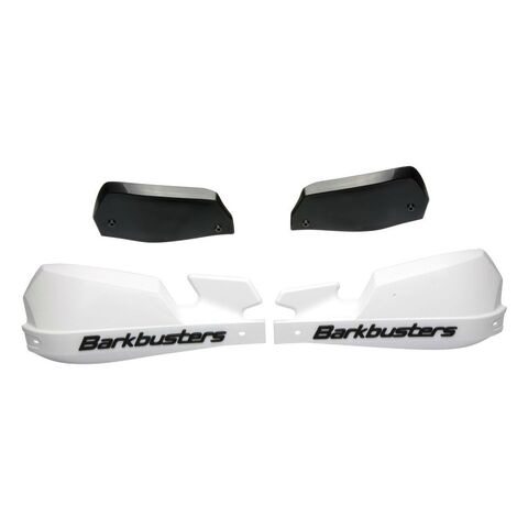 Barkbusters VPS Replacement Plastic Guards White/Black [Open Box]