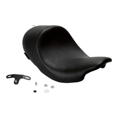 Danny Gray SpeedCradle Solo Seat For Harley Touring 2008-2024 Black / Smooth Solo Seat [Open Box]