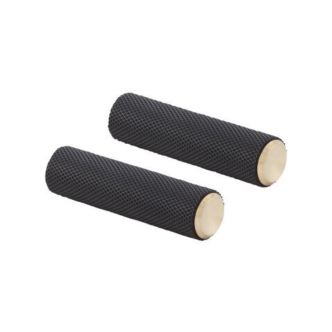 Arlen Ness Knurled Foot Pegs For Indian Chief / Chieftain 2014-2025 Brass [Previously Installed]