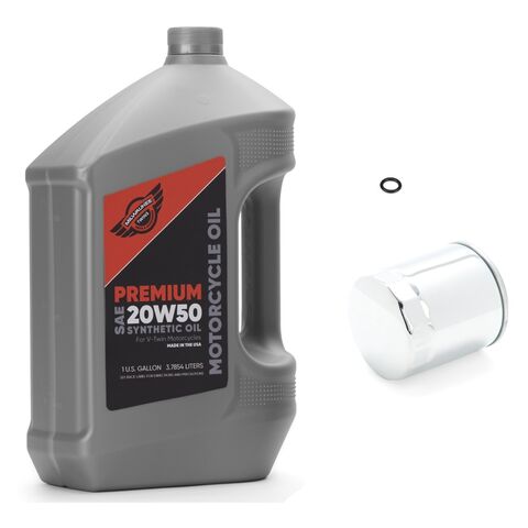 Milwaukee Twins Engine Only Oil Change Kit For Harley Touring / Softail 1999-2017