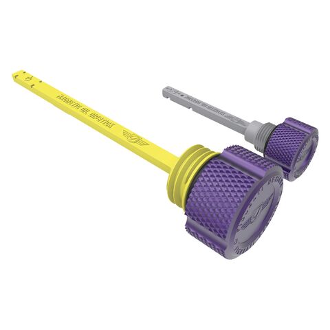 Figurati Designs Performance Knurled Magnetic Dipstick Kit For Harley Touring 2017-2026