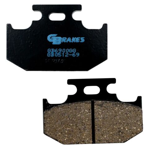 GBrakes Semi-Metallic Rear Brake Pads GB0512-69