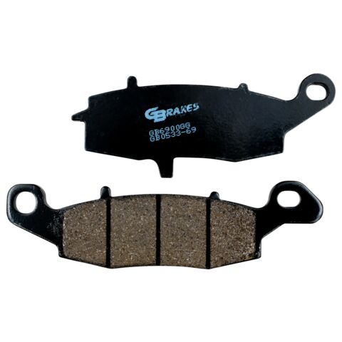 GBrakes Semi-Metallic Front Brake Pads GB0533-69